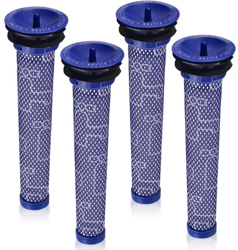 4-teiliger Ersatz-Vorfilter für Staubsauger, Ersatz-Staubvorfilter, kompatibel mit Dyson V6, V7, V8, SV09, DC58, DC59, D...