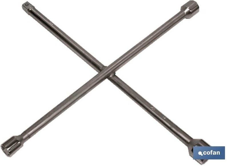 Kreuzschlüssel 17 x 19 x 21 x 1/2