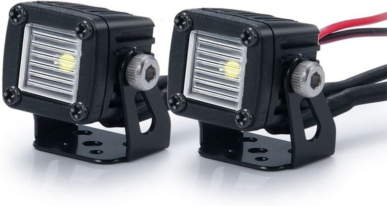 Modifizierte Scheinwerfer Spotlights Car Top Lights Bumper für AXIAL SCX10 TRX4 TRX6 1/10 RC Crawler Car,D