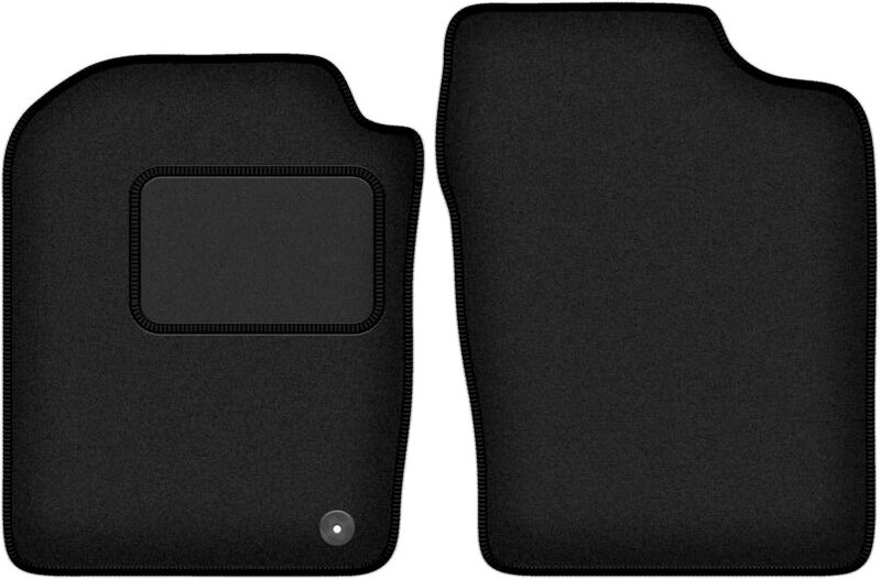 Vordere Matten schwarz für: Daihatsu Cuore VII L276 Fließheck (2007-)