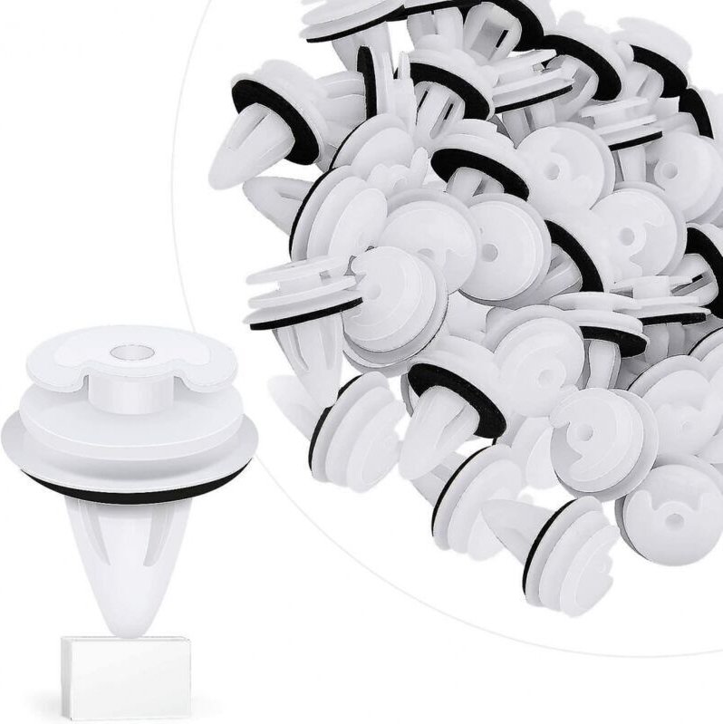 Türverkleidungs-Befestigungsclips, 50 Stück, Stoßstangenbefestigung, Niete für BMW 3er, 5er und 7er Reihe E46 E36 E34 E3...