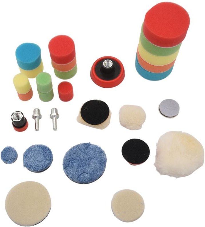 Polierscheibe Polieren Auto Schönheit Wachsen Auto Polierpad Set Polierpuffer Wachs Polierpad Grobpolitur Polierausrüstu...