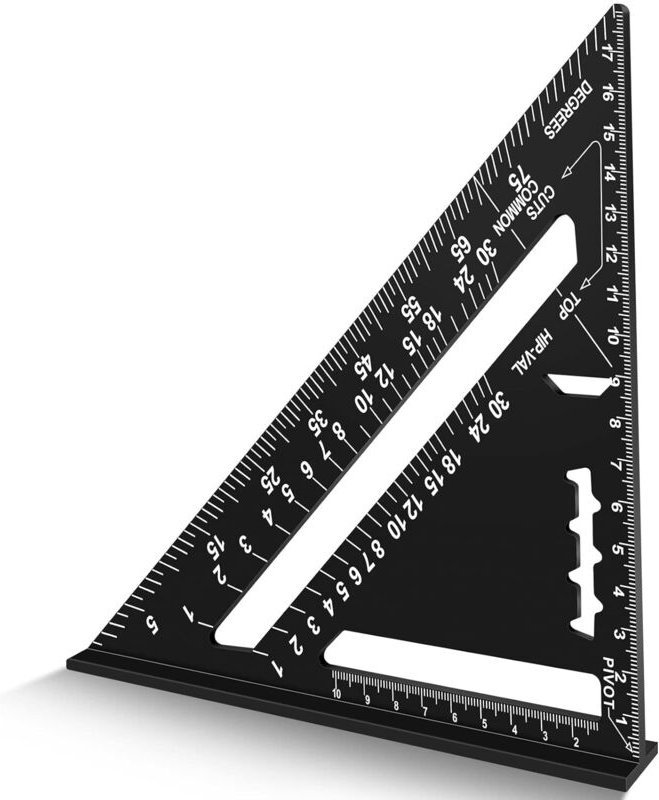 Zimmermannswinkel, hochpräzises Messwerkzeug, Schreinerwinkel, multifunktionales Aluminiumlineal, Markierungswerkzeuge f...