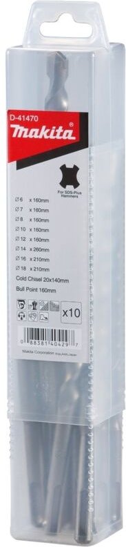 D-41470 Hammerbohrer-Set 10teilig SDS-Plus 1 Set - Makita