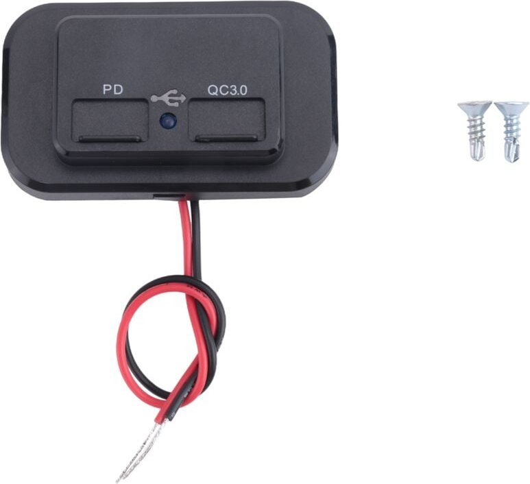 USB + PD Auto Ladegerät Buchse 12V/24V USB Lade Splitter Outlet Power-Adapter für Motorrad-LKW ATV Boot RV