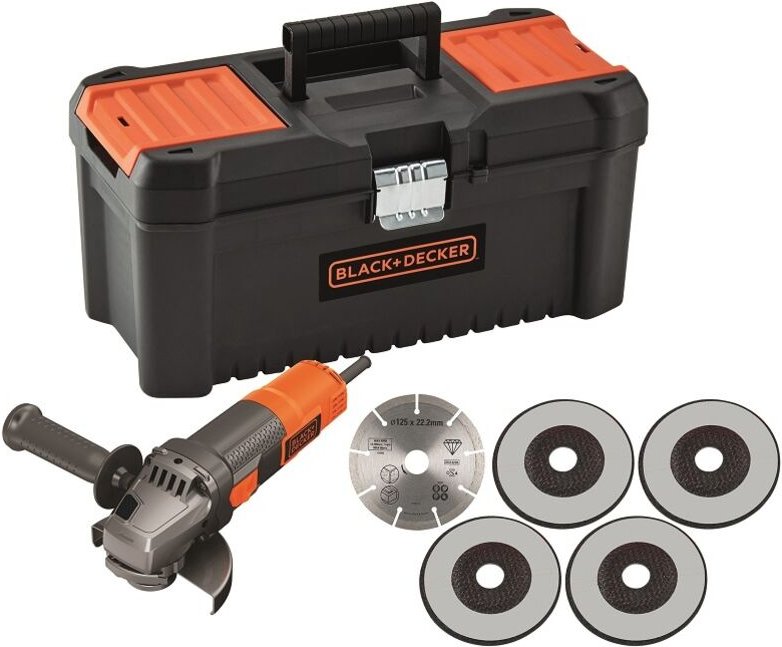 Black & Decker Winkelschleifer 125 mm, 900W - BEG220KA5-QS