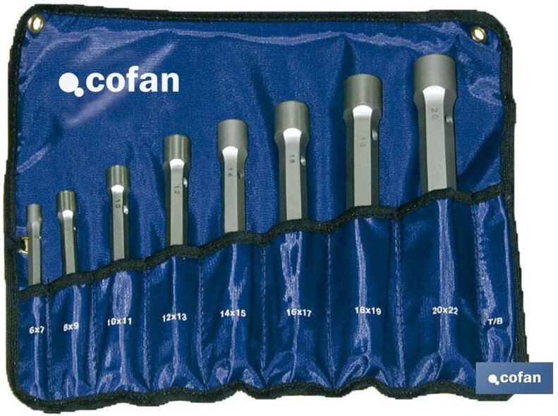 Set mit 12 Rohrzangen