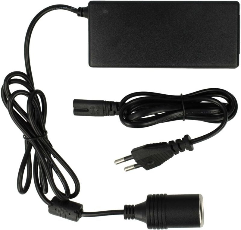 Vhbw - Netzadapter Eurostecker auf Zigarettenanzünder-Buchse kompatibel mit Dometic Waeco BordBar TB08, AS25 Kühlbox mit...
