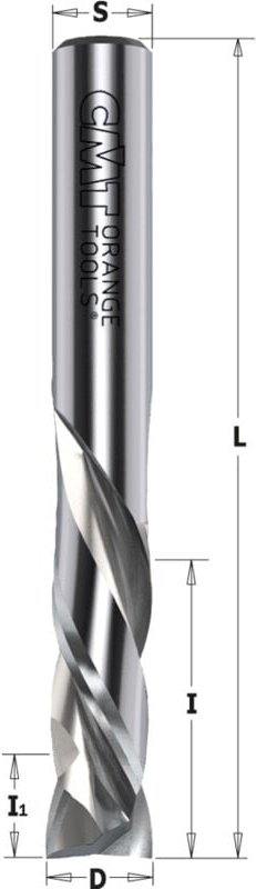 190.504.11 SPIRALBOHRER Z2+2 HWM D=9.52x7-28.5x76 DX