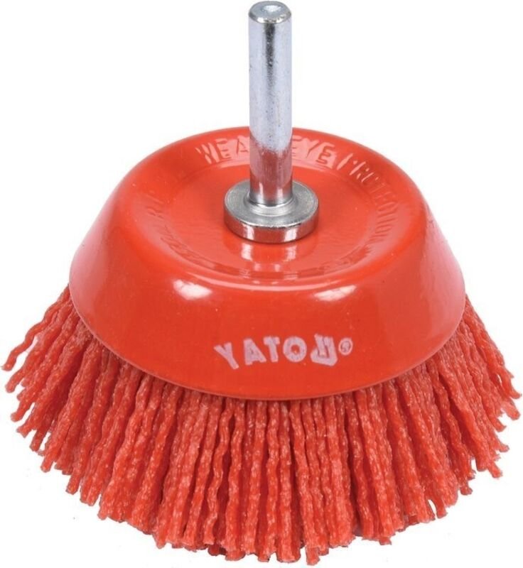 75MM nylon-schaft-scheibenbürste YT-47782 - Yato