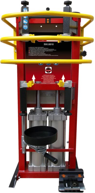 Ks Tools Druckluft-Stand-Federspanner mit Doppel-Zylinder inkl. Adapterplatte