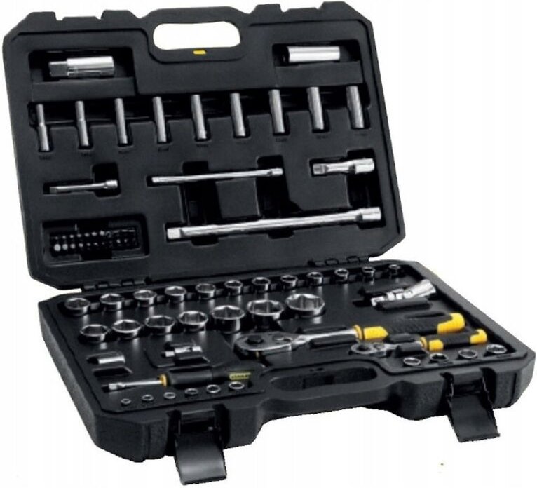 Steckschlüssel-Set 1/2 + 1/4, 72-tlg. - Stanley