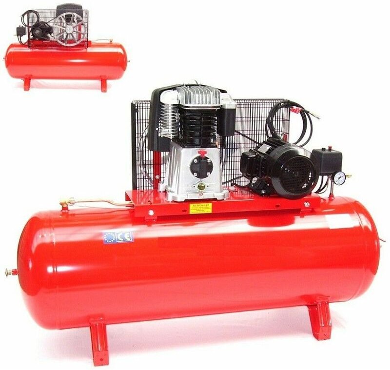 Druckluft Kolbenkompressor 7,5PS 300l 15bar BK119 Werkstattkompressor 5,5kw