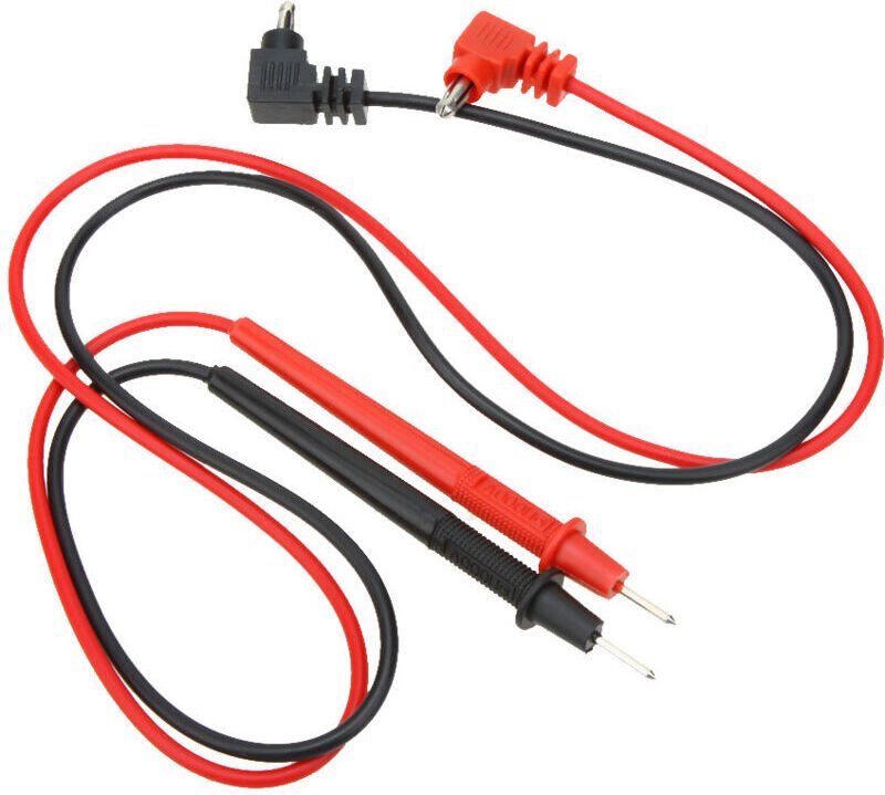 Multimeter-Messleitungen, Voltmeter, zweiteiliges Set mit praktischem Griff zum Messen stromführender Leitungen