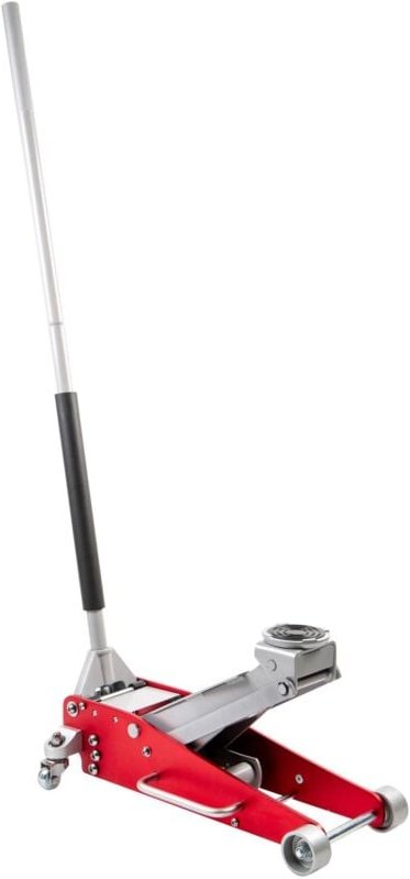 Hydraulik Rangier-Wagenheber, belastbar mit 2,5 Tonnen, Autowagenheber, aus Aluminium, sehr geringe Unterfahrtiefe, Auto...