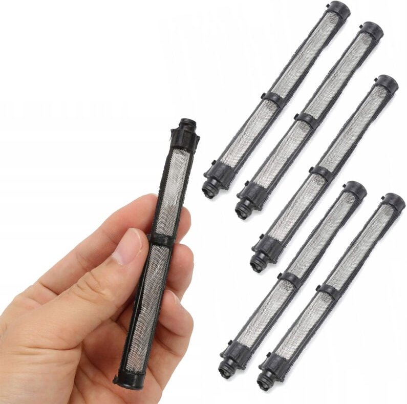 Rosfix 5x 60mesh Fingerfilter, schwarz für Graco FTX XTR Contractor Farbspritzgerät