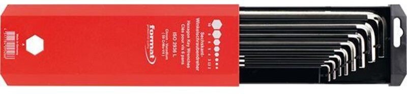 6kt.-Winkelschraubendreher-Satz L2 -10mm i.Schieb. - Format