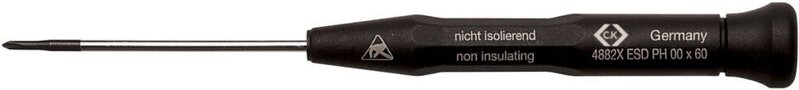 Thumbnail - C.k Magma - c.k T4882X00ESD esd Kreuzschlitz-Schraubendreher ph 00 Klingenlänge: 60 mm din en 61340-2