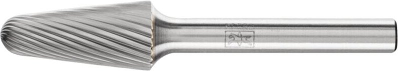 Thumbnail - August Rüggeberg Gmbh&co.kg - pferd Hartmetall Frässtift Rundbogen kel ø 12x25 mm Schaft-Ø 6 mm Z3 universal mittel