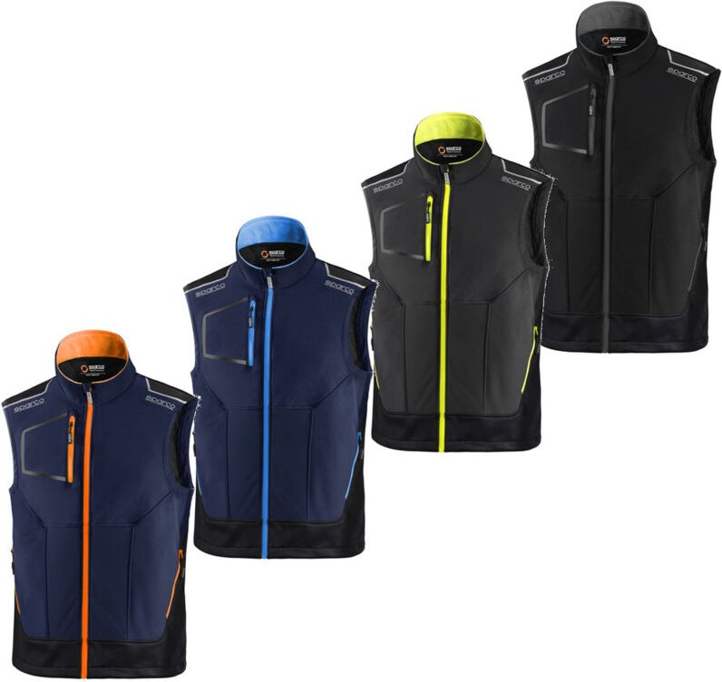 Sparco 02419GSGF Leichte Weste Tech Illinois Grau/Gelb S