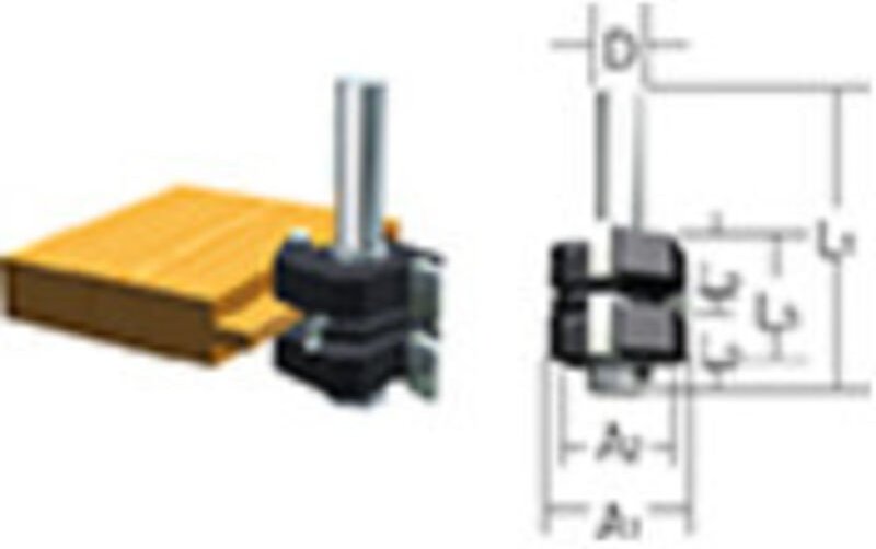 D-12027 Nut- und Federfräser (männlich) - Makita