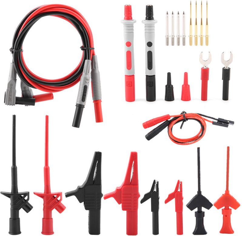 24-teiliges Set austauschbarer Messspitzen für das Multifunktionsmultimeter P1300E