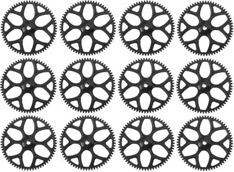 Tlily - 12-Teiliges Hauptgetriebe für V911S V977 V988 V930 V966 xk K110 K110S rc Hubschrauber Flugzeug Drohne Ersatzteil...