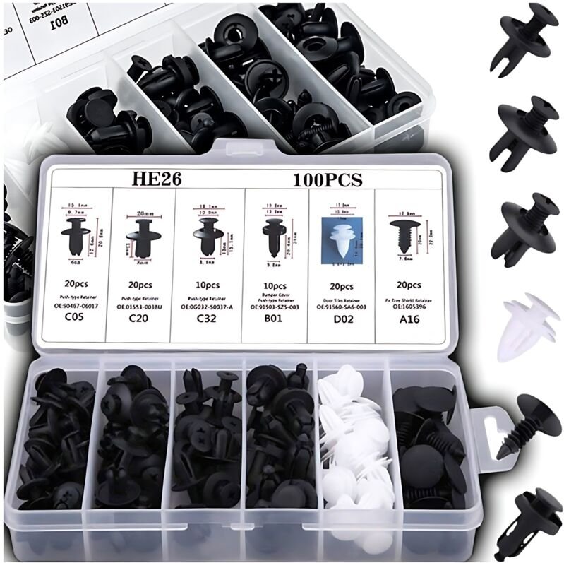 Autoclips-Set, Autoclips-Stifte, Autoclips, Polsterclips