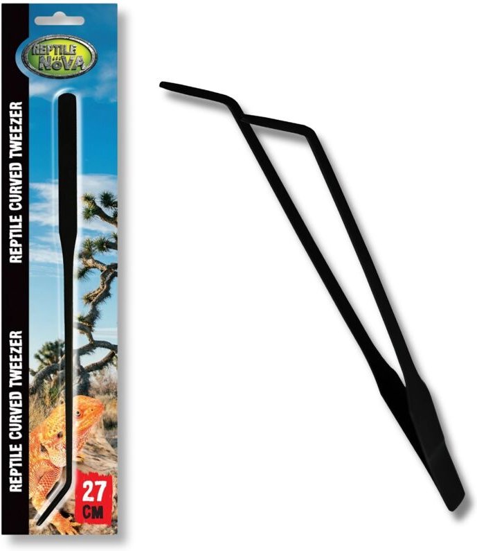 Reptile Nova Reptile Gebogene Pinzette – Gebogene Pinzette 27 cm