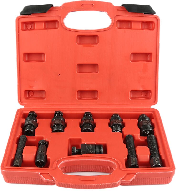 Haloyo - 10-tlg Polradabzieher Polrad Satz Schwungrad Abzieher Motorrad Fahrrad ali set