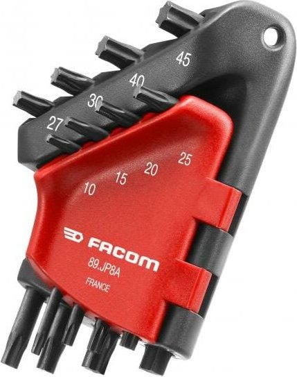 Satz von 8 Torx-Stiftschlüsseln Facom im Etui - 89.JP8A