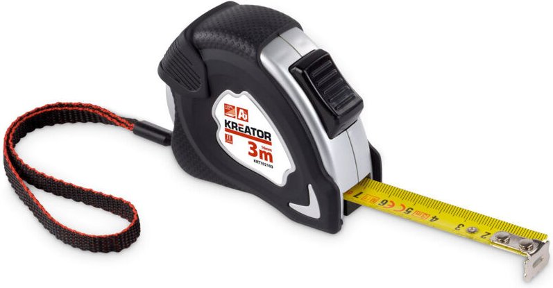 Magnetisches Aluminium-Maßband Kreator 3m