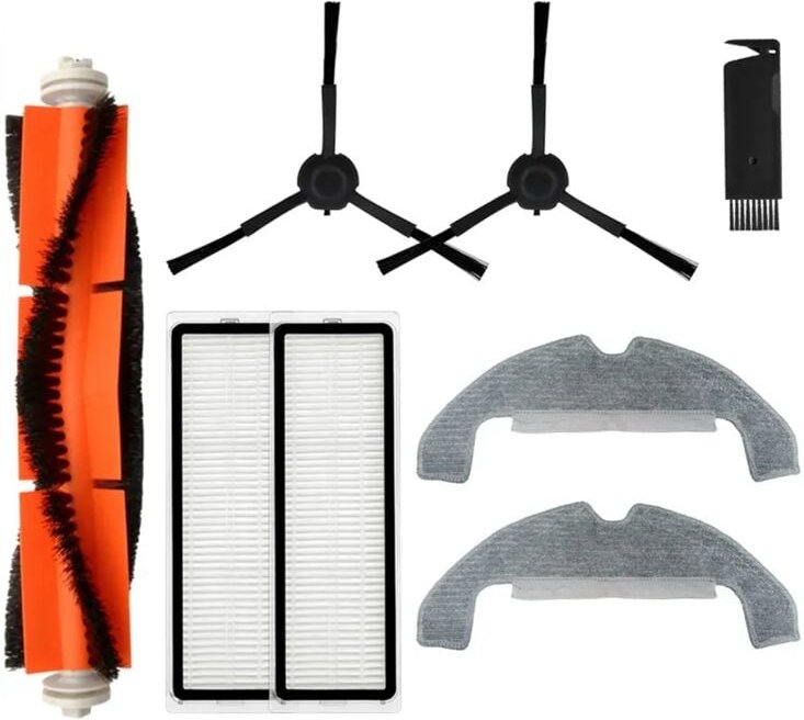 Kompatibel für D10S Plus Roller Seitenbürste Hepa-Filter Mopp Tücher Lappen Roboter-staubsauger Zubehör Ersatzteil