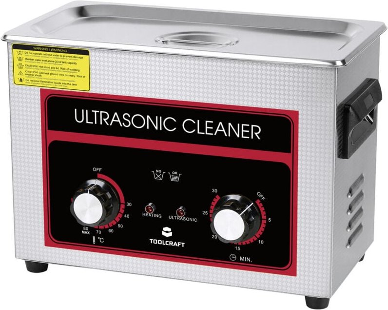 USC-450 Ultraschallreiniger Schmuck, Werkstatt, Bürobedarf 380 w 4.5 l mit Heizung, mit Re - Toolcraft