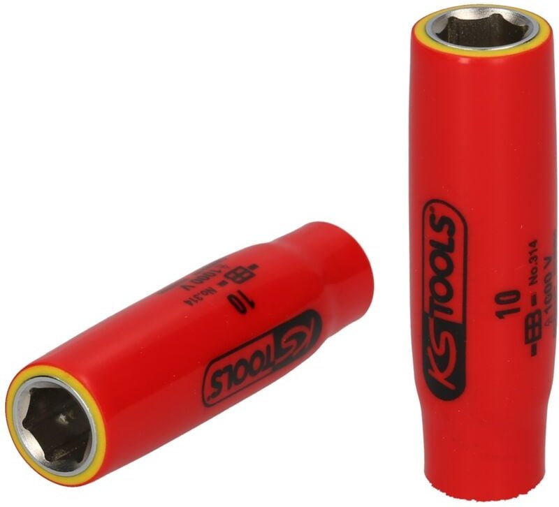 1/4' Stecknuss mit Schutzisolierung, 11mm, lang