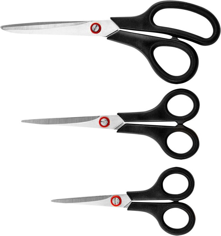 3 tlg. Scheren-Set Edelstahl