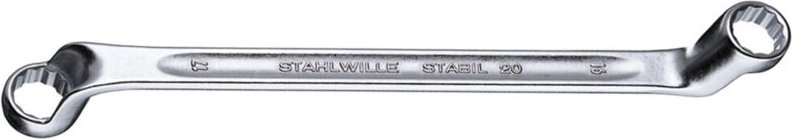 Stahlwille - Doppelringschlüssel stabil SW.46 x 50mm L.535mm