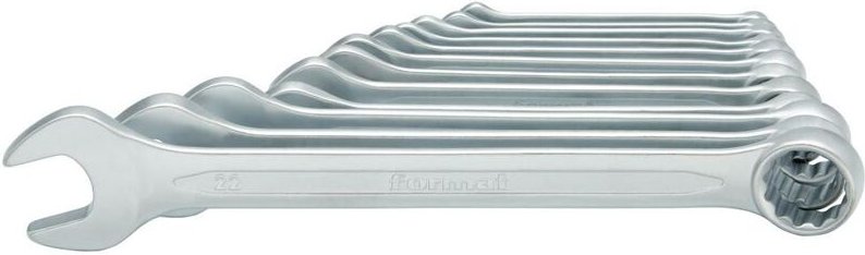 Ringmaulschlüssel-Satz DIN3113-A 6-22 mm, 12-teilig in Karton - Format