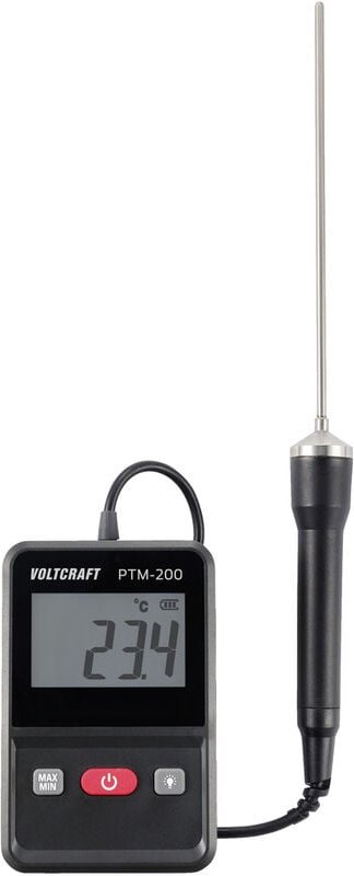 PTM-200 Einstichthermometer Messbereich Temperatur -200 bis 200 °c Fühler-Typ Pt1000 Kont - Voltcraft