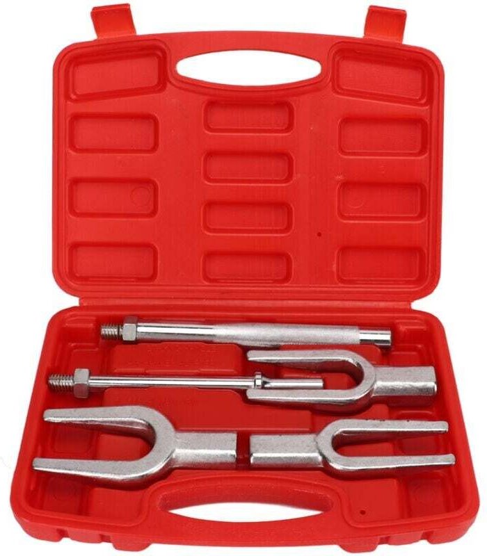 Kit Outil Séparateur Rotule Acier Extracteur Biellette Direction Boîte Rangement Voiture Camionnette 5 Pièces