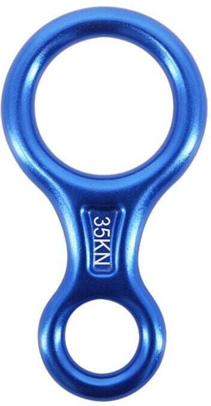 XVX - 35kN Abseilen acht (Blau), Klettern Abseilen Gerät 8 Descender für Seildurchmesser 8-13mm