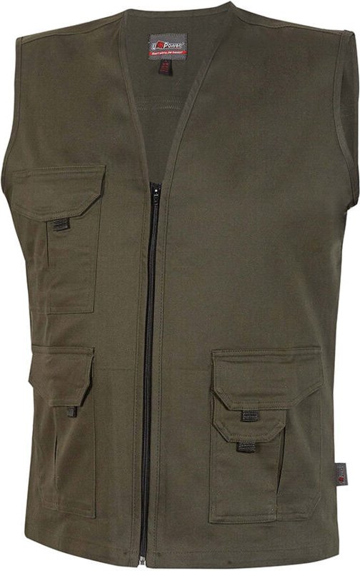 Mehrzweck-Arbeitweste CHICA Dunkelgrün 2XL