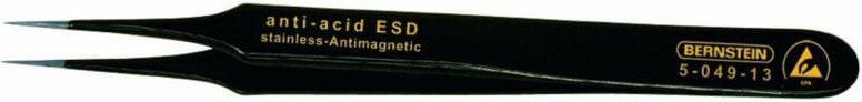 Bernstein - Tools for Electronics 5-049-13 SMD-Pinzette 4 sa-esd Super-spitz 110 mm
