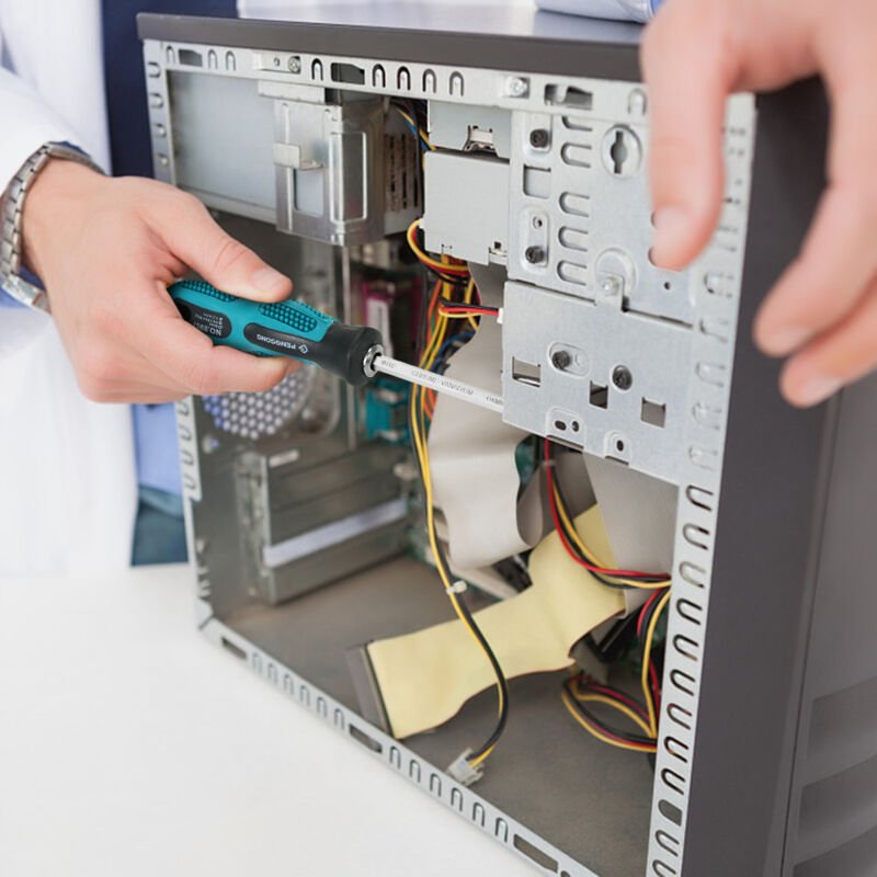 PENGGONG Elektroreparatur-Werkzeugset: 4 isolierte Multifunktionsschraubendreher mit bidirektionalen magnetischen Schlit...