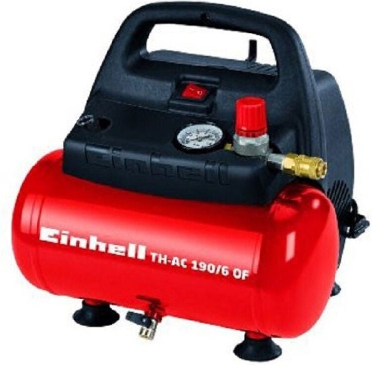 Trade Shop Traesio - Trade Shop - portatile 6 lt einhell th-ac 190/6 von motor 1.5 hp -