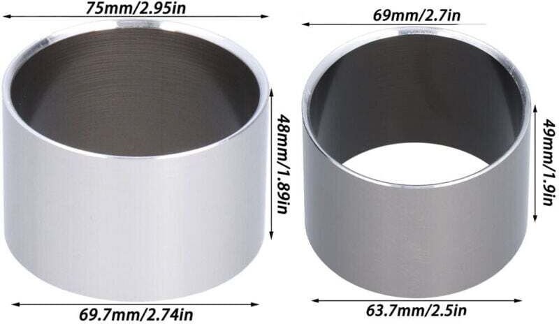 Kit Anneaux Compression 1100W 1500W Remplacement Léger Câble Silencieux Sans Huile 2 Cylindres Compresseur Air