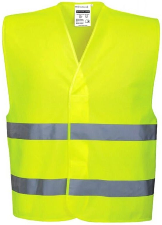 Warnweste mit 2 Bändern und Klettverschluss T-XLHV714Y