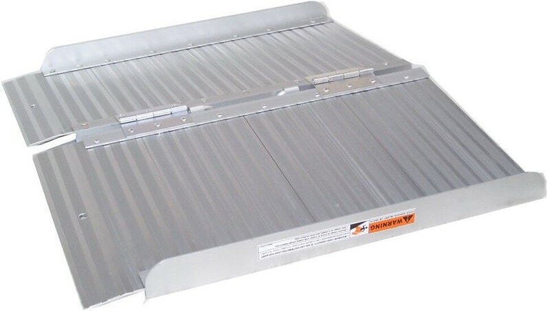 Alu Rollstuhlrampe 60cm klappbar Rollirampe 06144 Auffahrrampe Türschwellenrampe