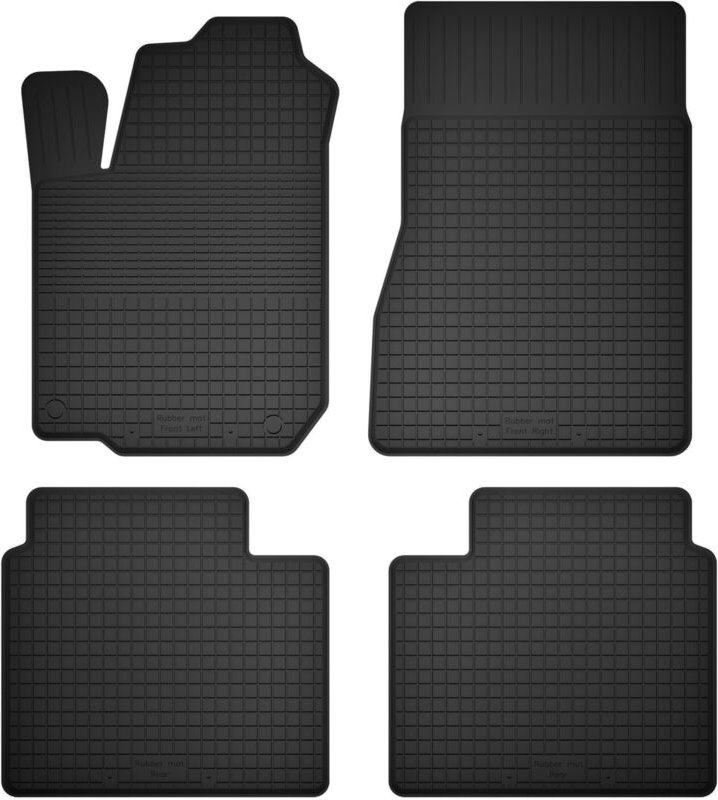 Gummi-Automatten, 4er-Set, Universalmodell: Toyota Avensis III T27 Kombi, Liftback, Limousine (2009-2018)