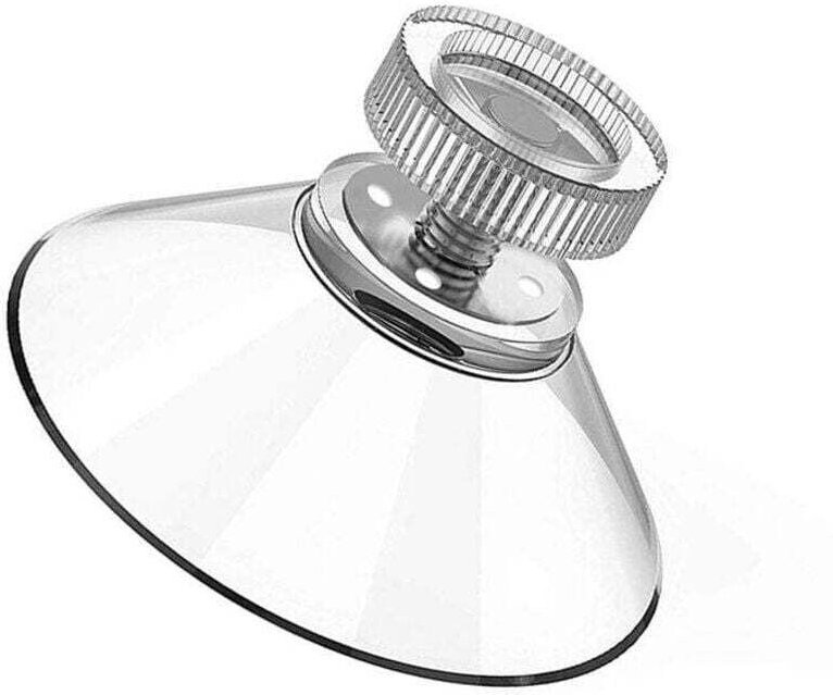 53-mm-Kunststoff-Saugnapf, XU, 20er-Set, Antikollisions-Saugnapfschraube, transparente Gummimutter, massive Metallmutter...